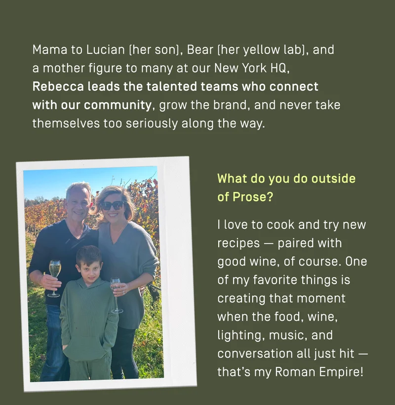 What do you do outside Prose?