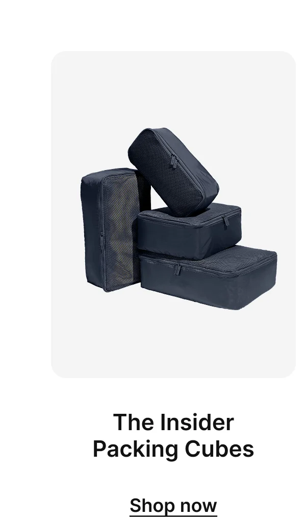 The Insider Packing Cubes