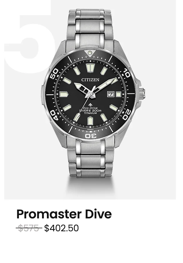 Promaster Dive WAS: $575  NOW: $402.50