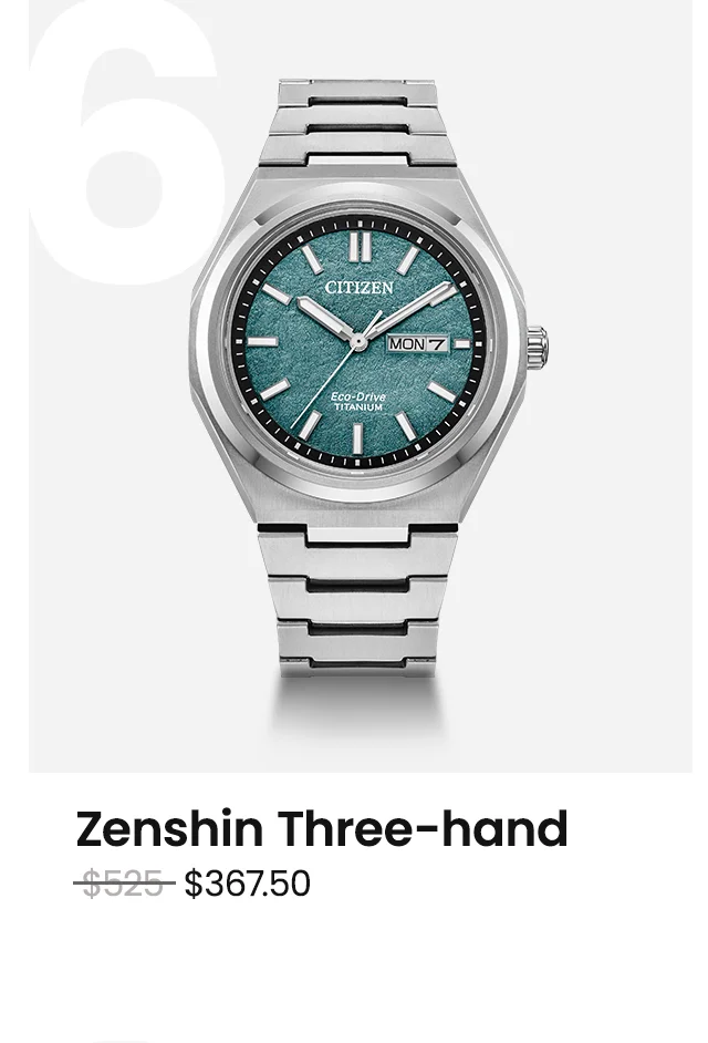 Zenshin Three-hand WAS: $525  NOW: $367.50
