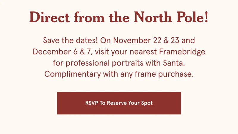 RSVP To Reserve Your Time Slot
