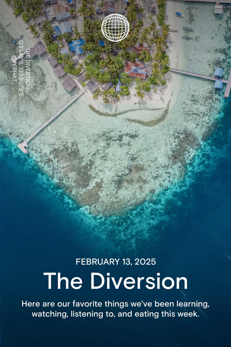 Western Rise: February 13, 2025 - The Diversion - Here are our favorite things we’ve been learning, watching, listening to, and eating this week.Western Rise: July 11, 2024 - The Diversion - Here are our favorite things we’ve been learning, watching, listening to, and eating this week.