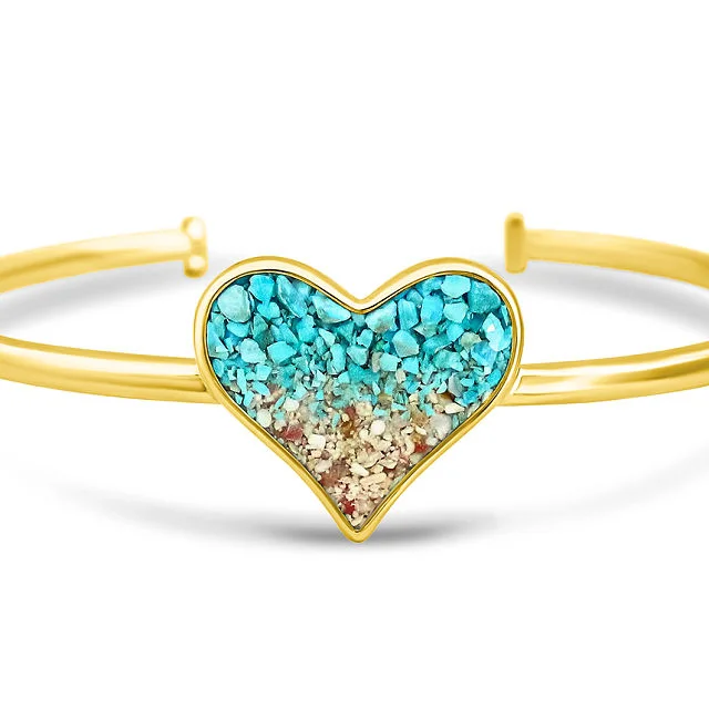 Sentimental Sand Custom Cuff Bracelet