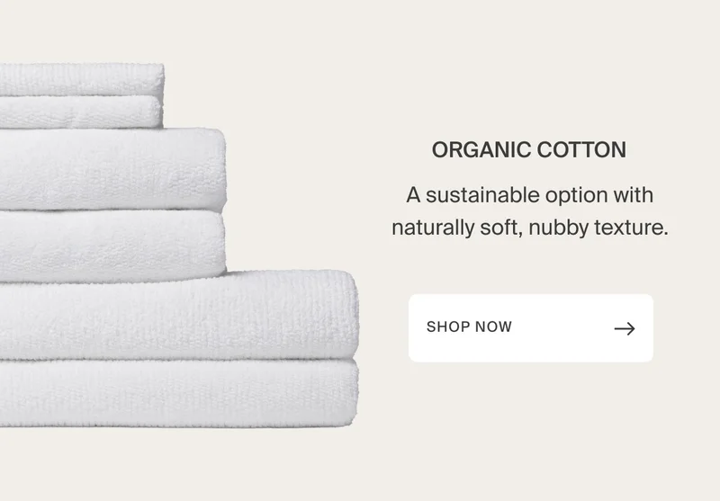Shop Organic Cotton Towels