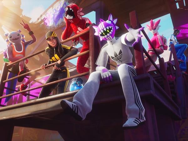 the adidas Three Stripe Squad Bundle in Fortnite