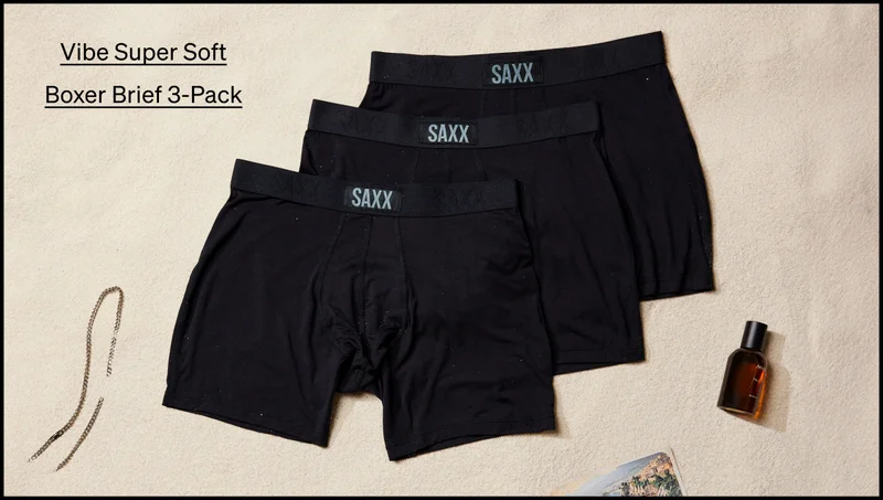 Vibe Super Soft Boxer Brief 3-Pack