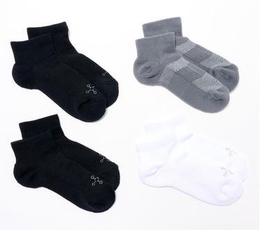 Tommie Copper Set of 4 UltraTemp & Ultraguard Ankle Socks