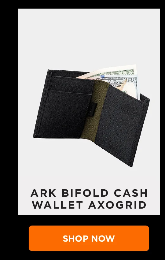 ark bifold cash wallet axogrid cta
