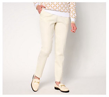 Isaac Mizrahi Live! Petite 24/7 Stretch Slim Straight Pants