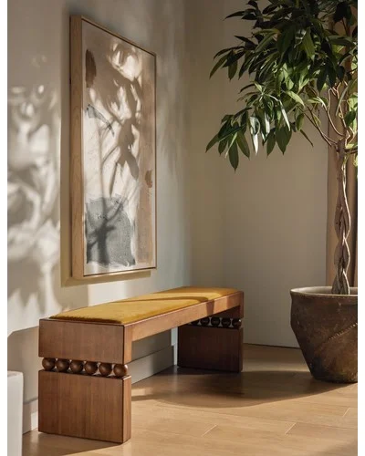 Ceiba Bench by Carly Cushnie-Espresso