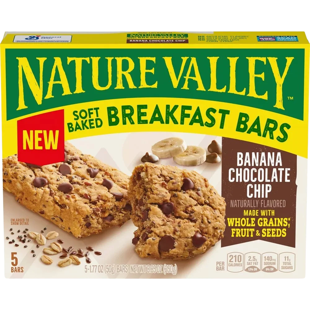 Image of Nature Valley Breakfast Bars Banana Choc.
