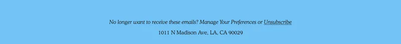 Manage Preferences