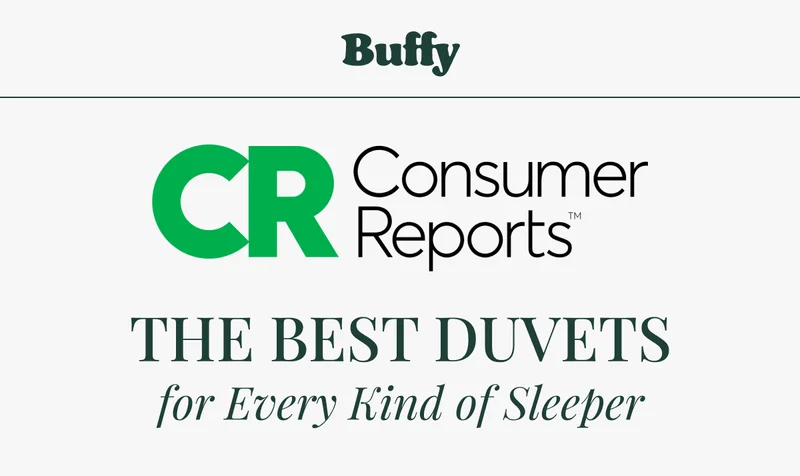 We're editor's pick - Consumer Reports -The best duvets for every kind of sleeper