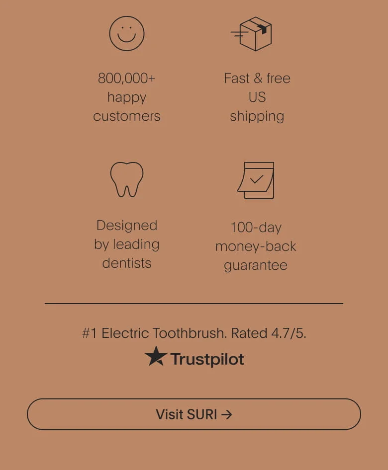 #1 electric toothbrush on trustpilot