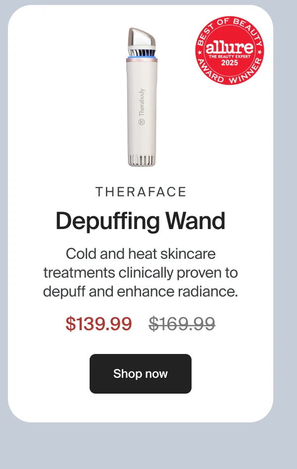 Depuffing Wand | Cold and heat skincare treatments clinically proven to depuff and enhance radiance. | $139.99 | Shop now