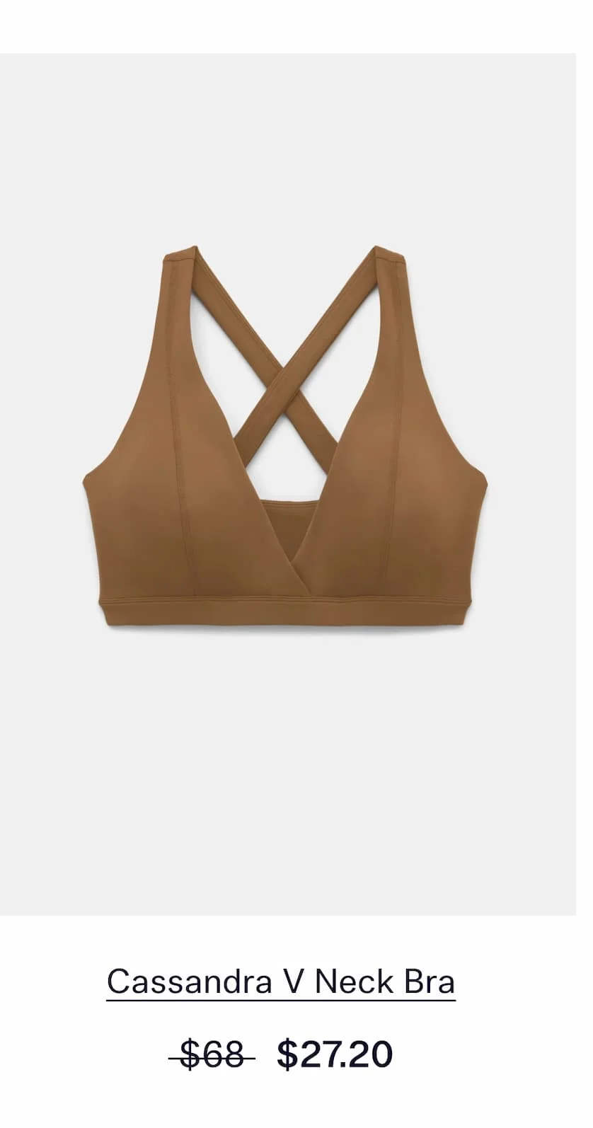 Cassandra V Neck Bra