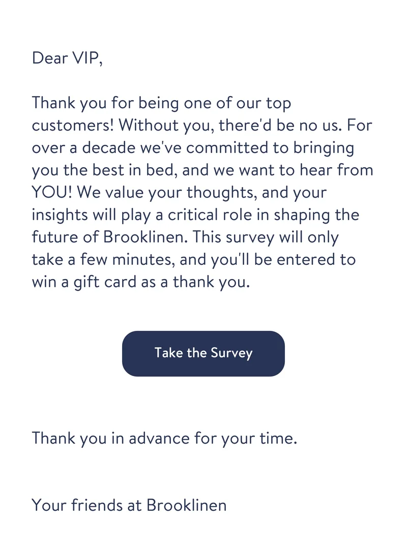 take the survey