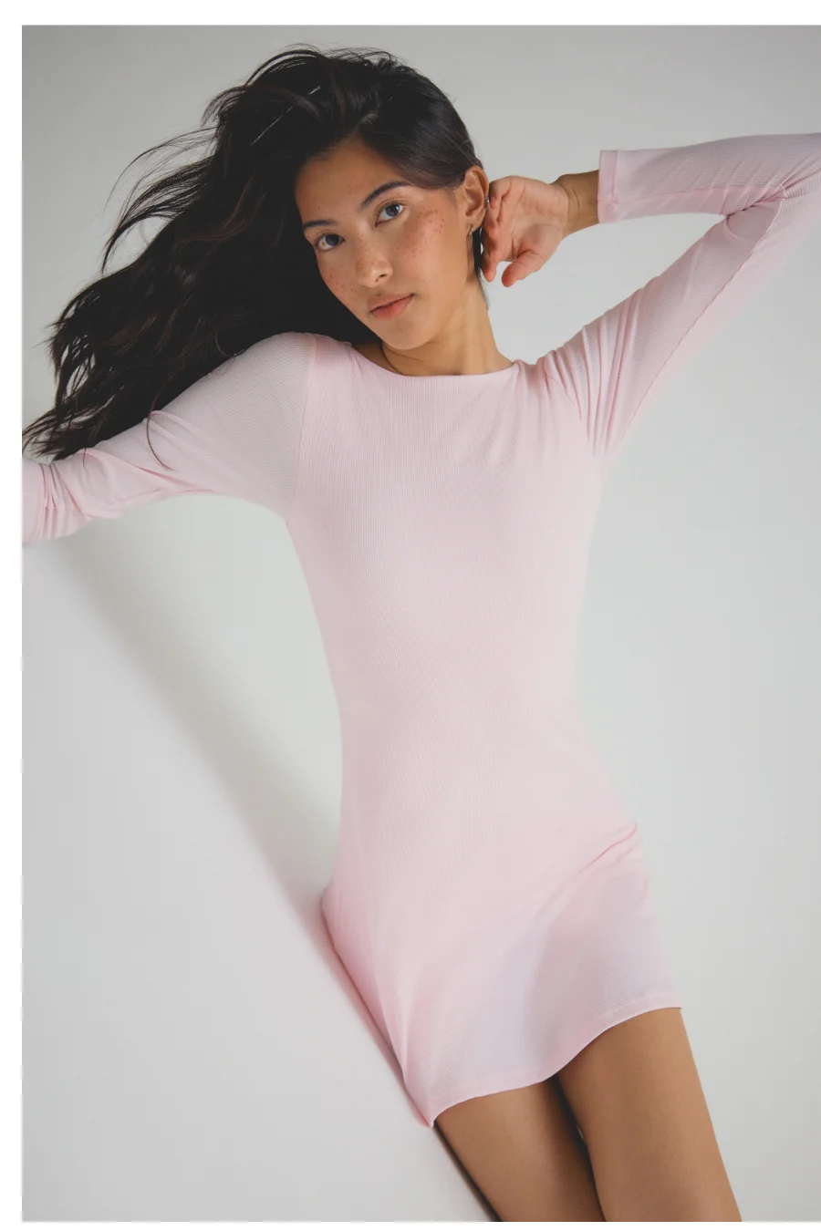 Ava Long Sleeve Mini Dress
