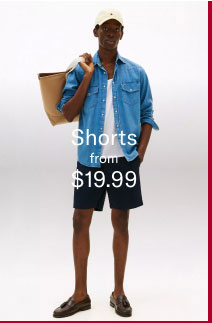 shorts from $19.99
