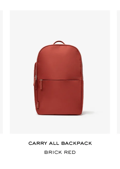 Carry All Backpack Brick Red