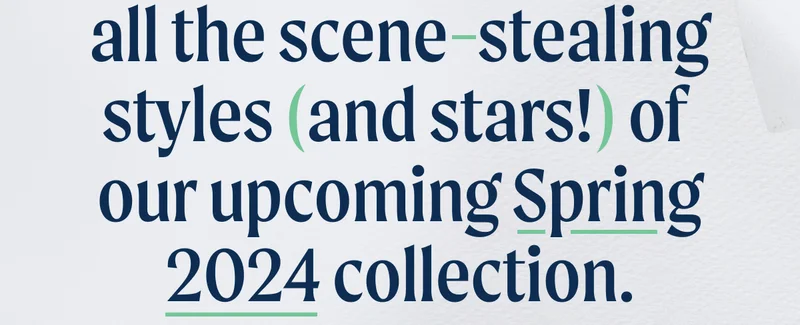 Spring 2024 collection