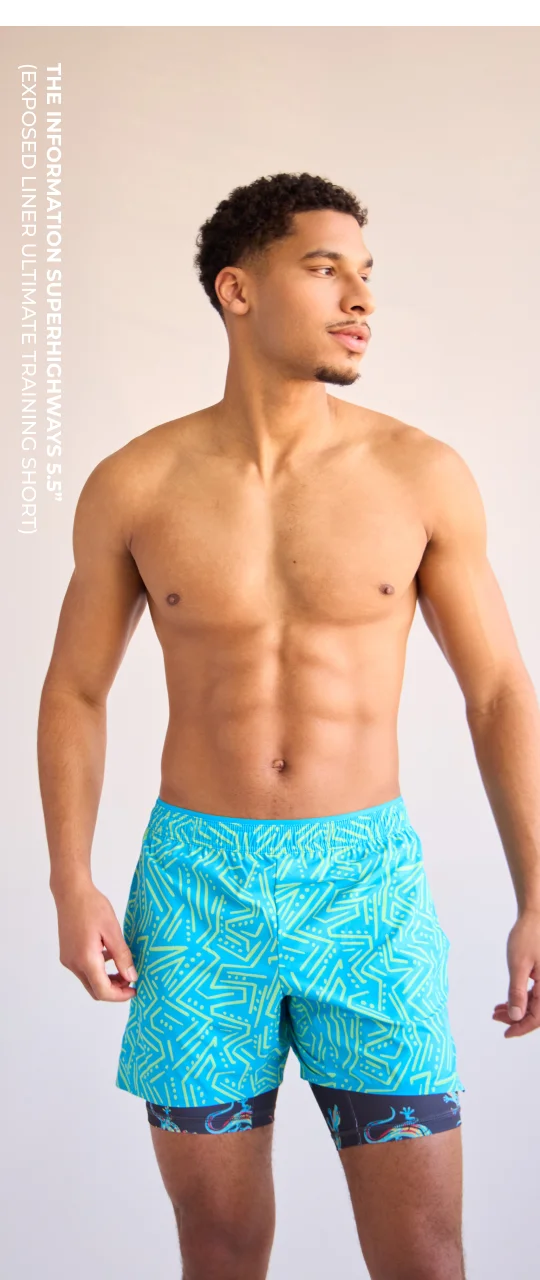 Exposed Lined Ultimate Training Short: The Information Super Highways 5.5" 4"