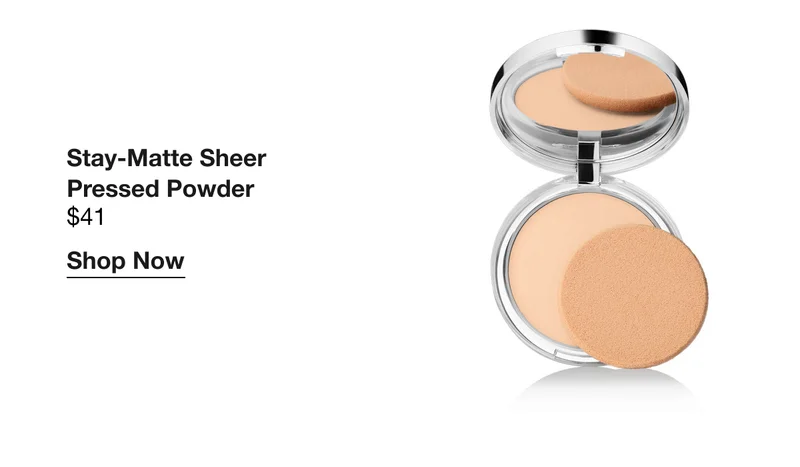 Stay-Matte Sheer Pressed Powder | $41 | Shop Now