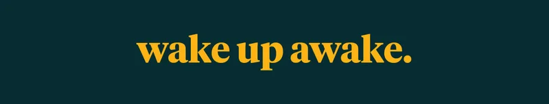 wake up awake.