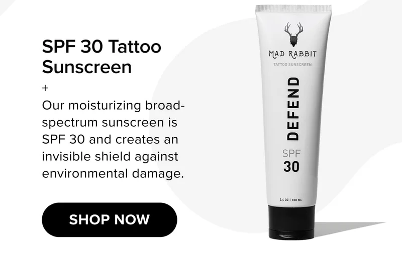 SPF 30 Tattoo Sunscreen