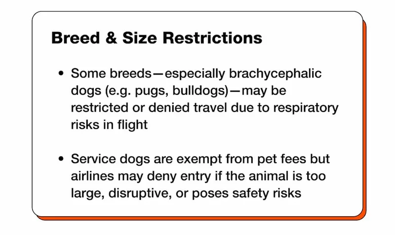 Breed & Size Restrictions
