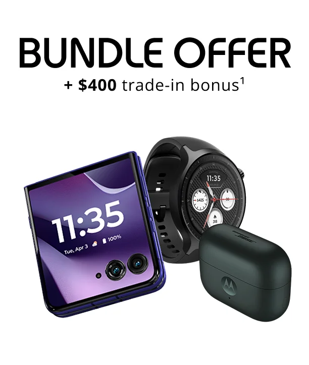 motorola razr ultra - 2026 - bundle offer + $400 trade-in bonus
