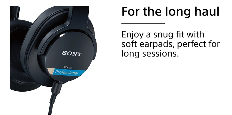 For the long haul | Enjoy a snug fit with soft earpads, perfect for long sessions.