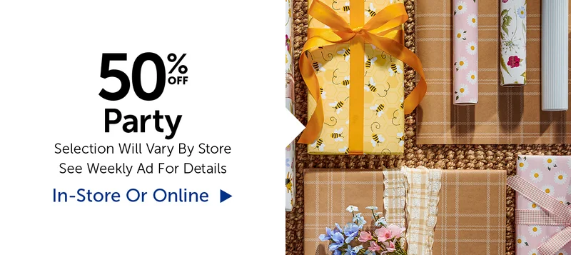 50% Off Party - Select Categories