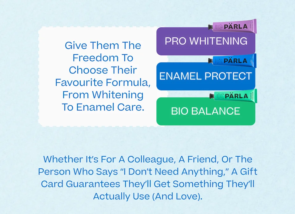 Give them the freedom to choose their own formula.