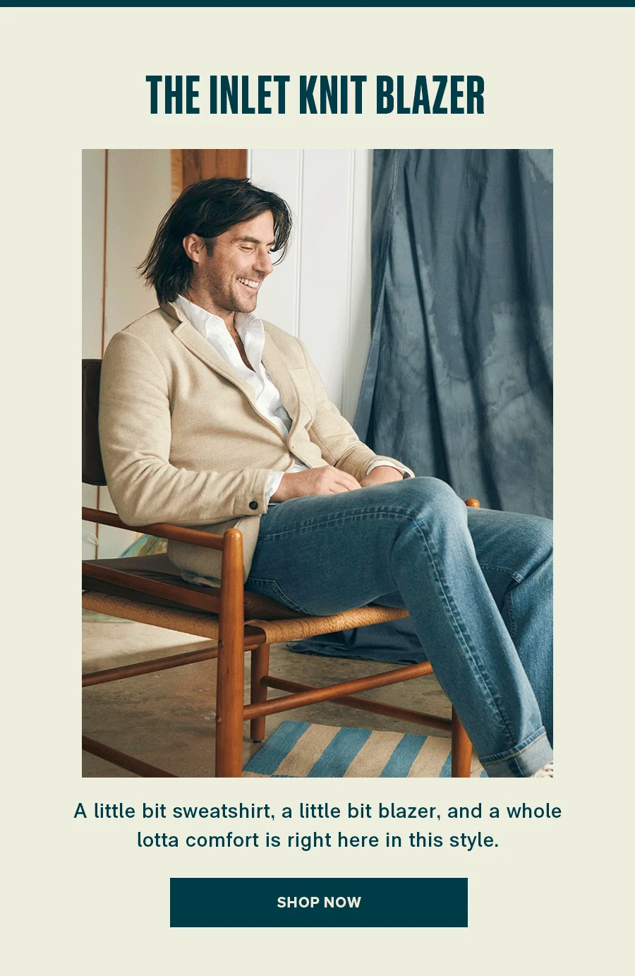 The inlet knit blazer