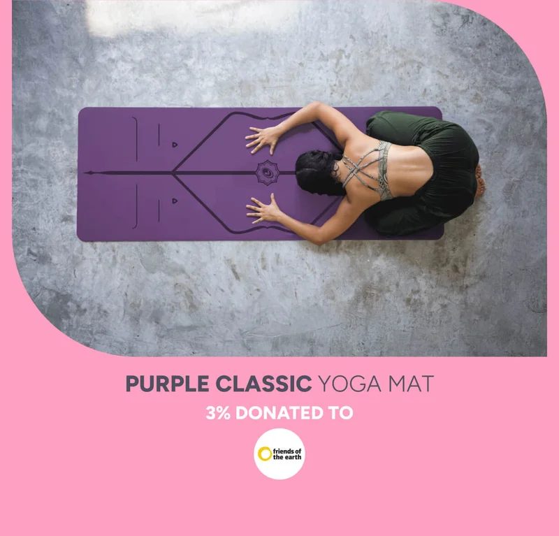 Purple Classic Yoga Mat