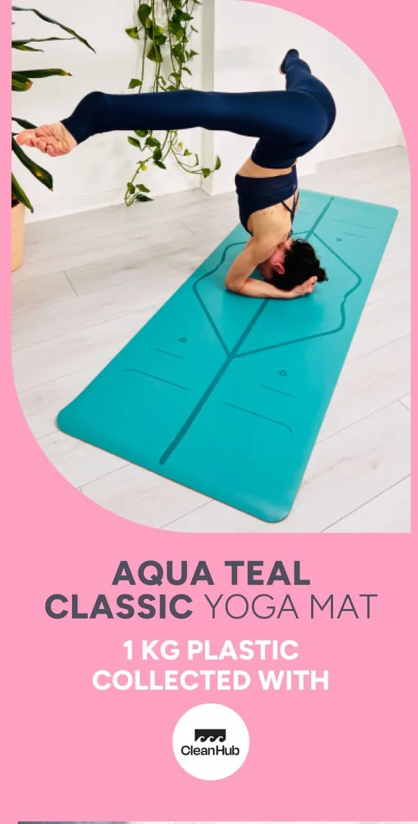 Aqua Teal Classic Yoga Mat