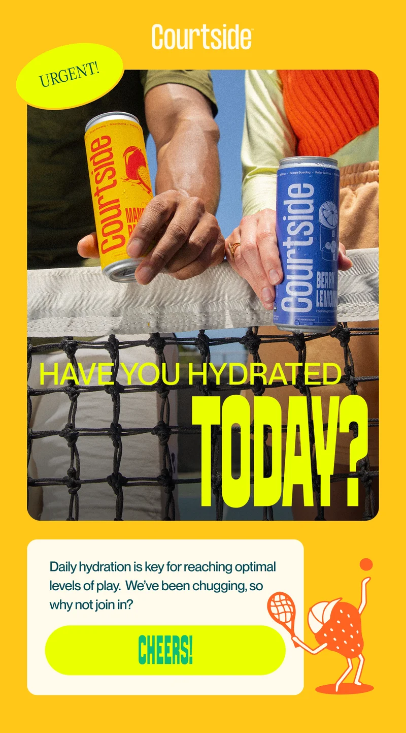Have you hydrated today?