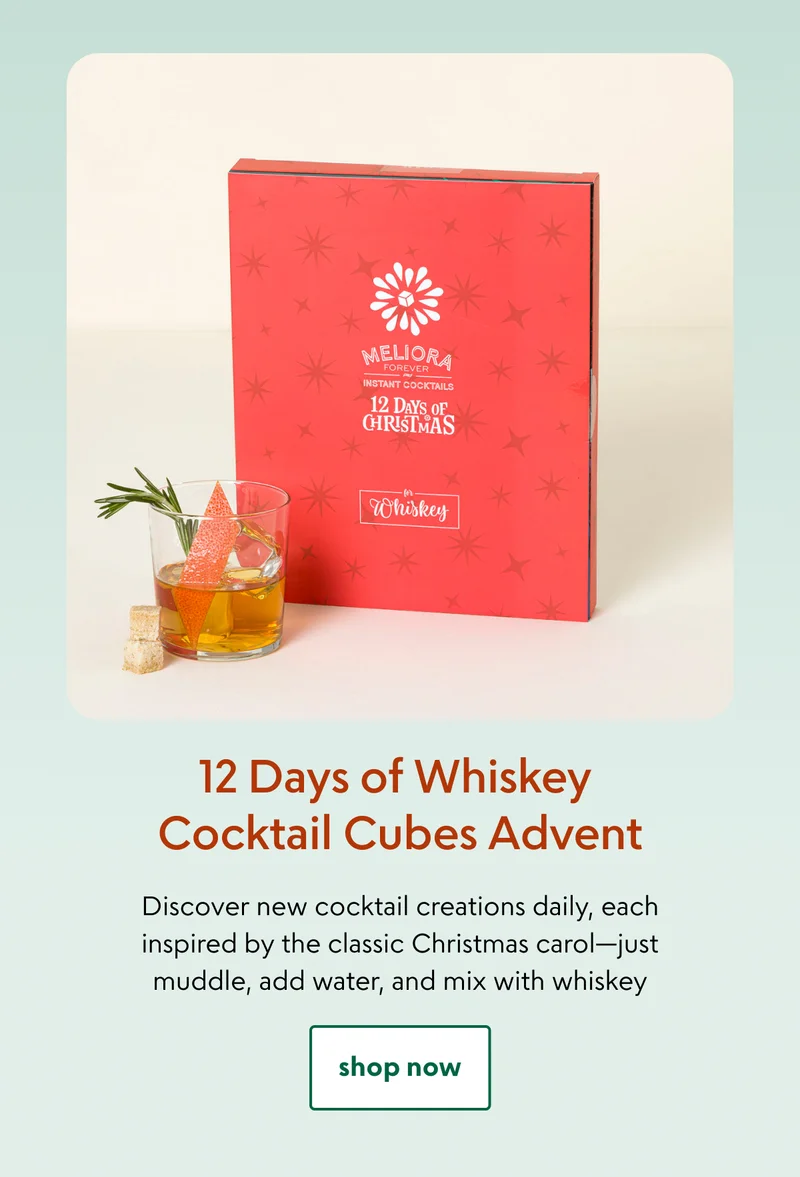 12 Days of Whiskey Cocktail Cubes Advent