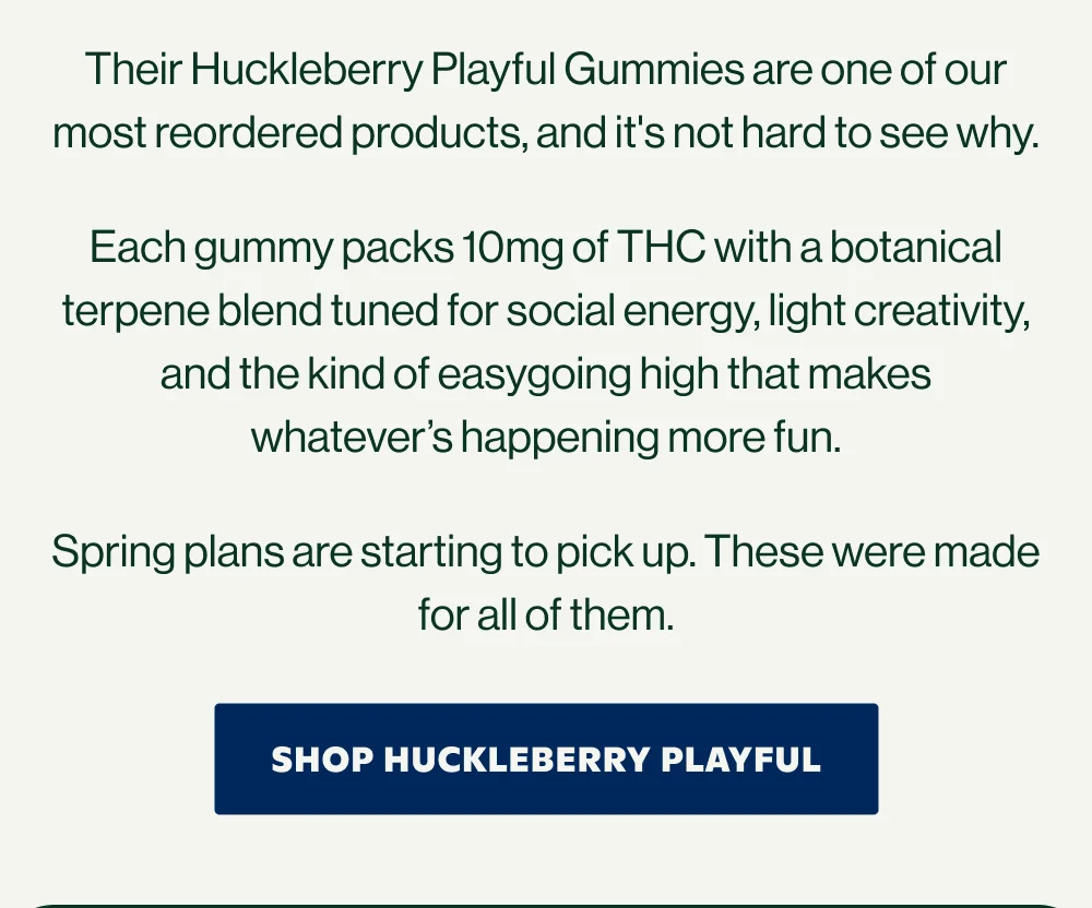 SHOP HUCKLEBERRY PLAYFUL
