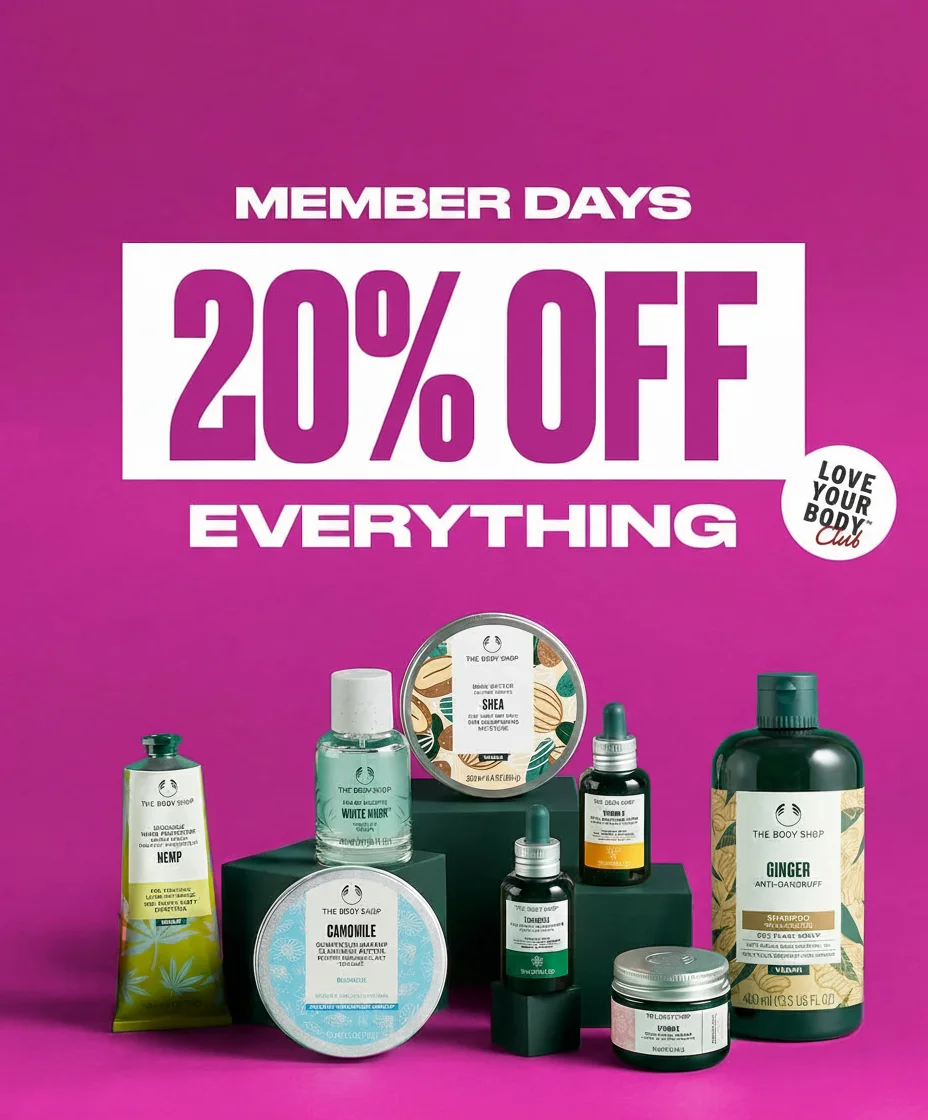 MEMBER DAYS 20% OFF EVERYTHING