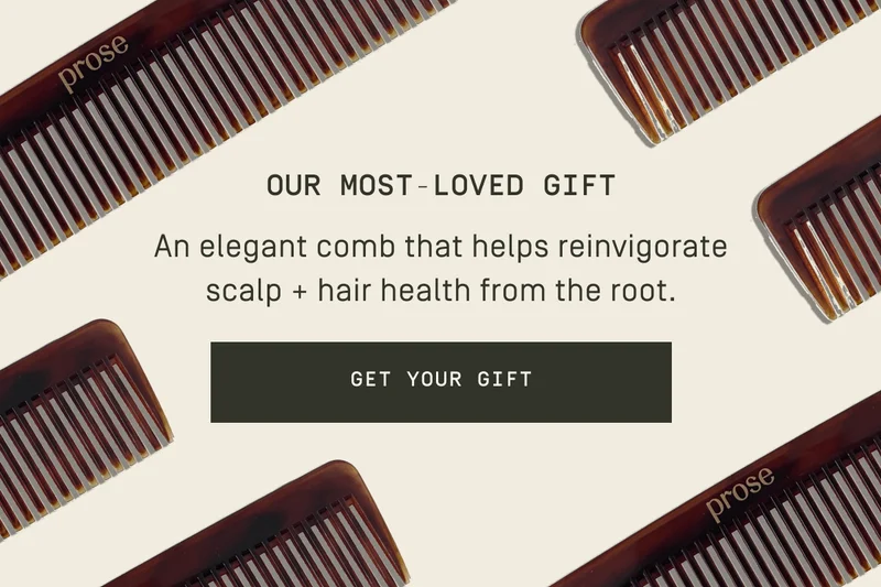 Our most loved gift | An elegant comb that helps reinvigorate scalp+hair health from the root | Get your gift