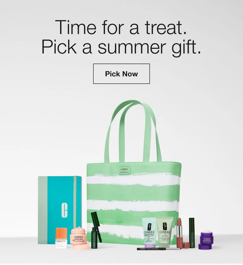 Time for a treat. Pick a summer gift. | Pick Now