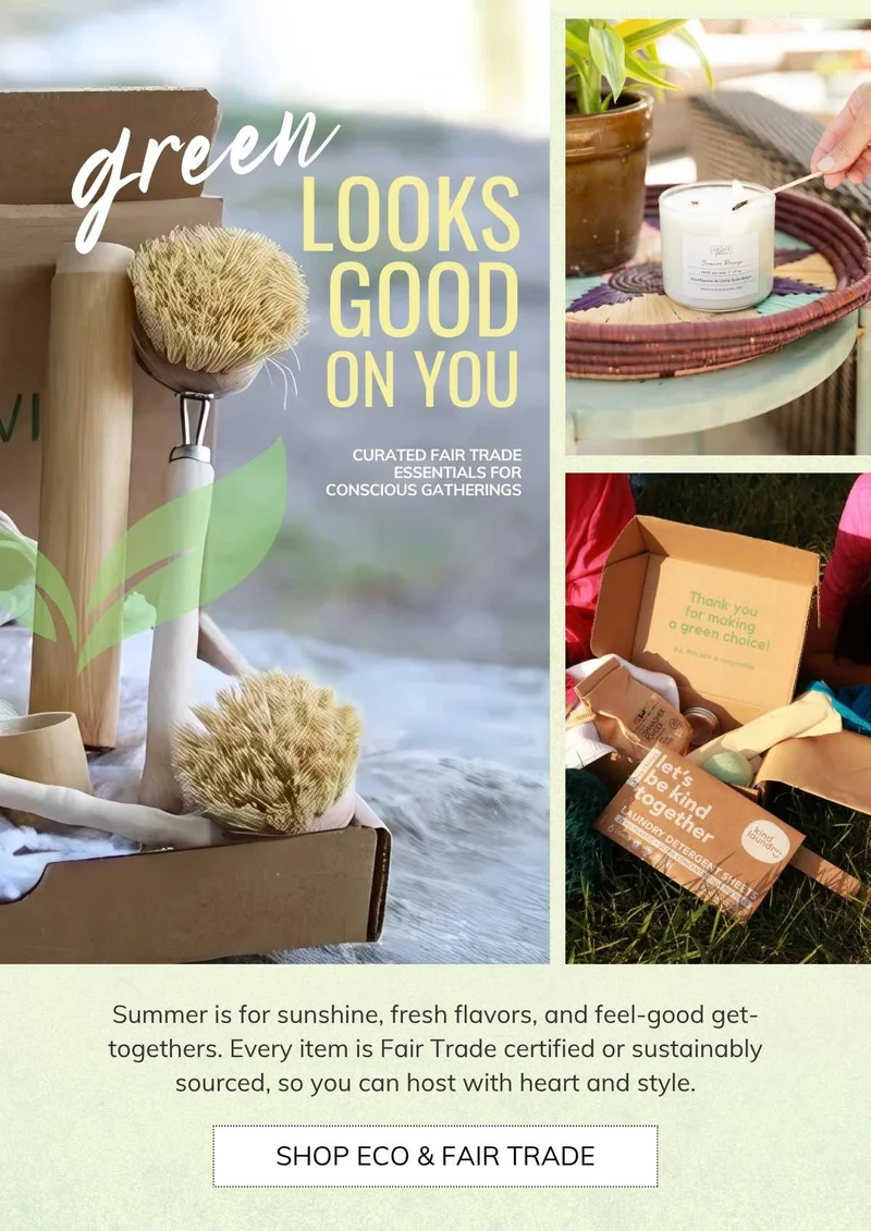 Shop All Eco-Friendly and Fair Trade