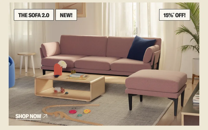 Save 15%* on The Sofa 2.0