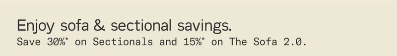 Enjoy sofa & sectional savings during The Labor Day Sale.