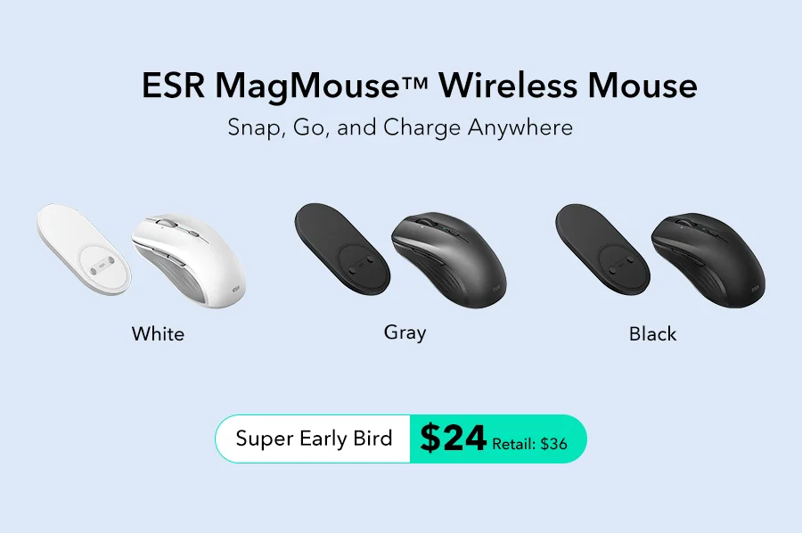 ESR MagMouse™ Wireless Mouse