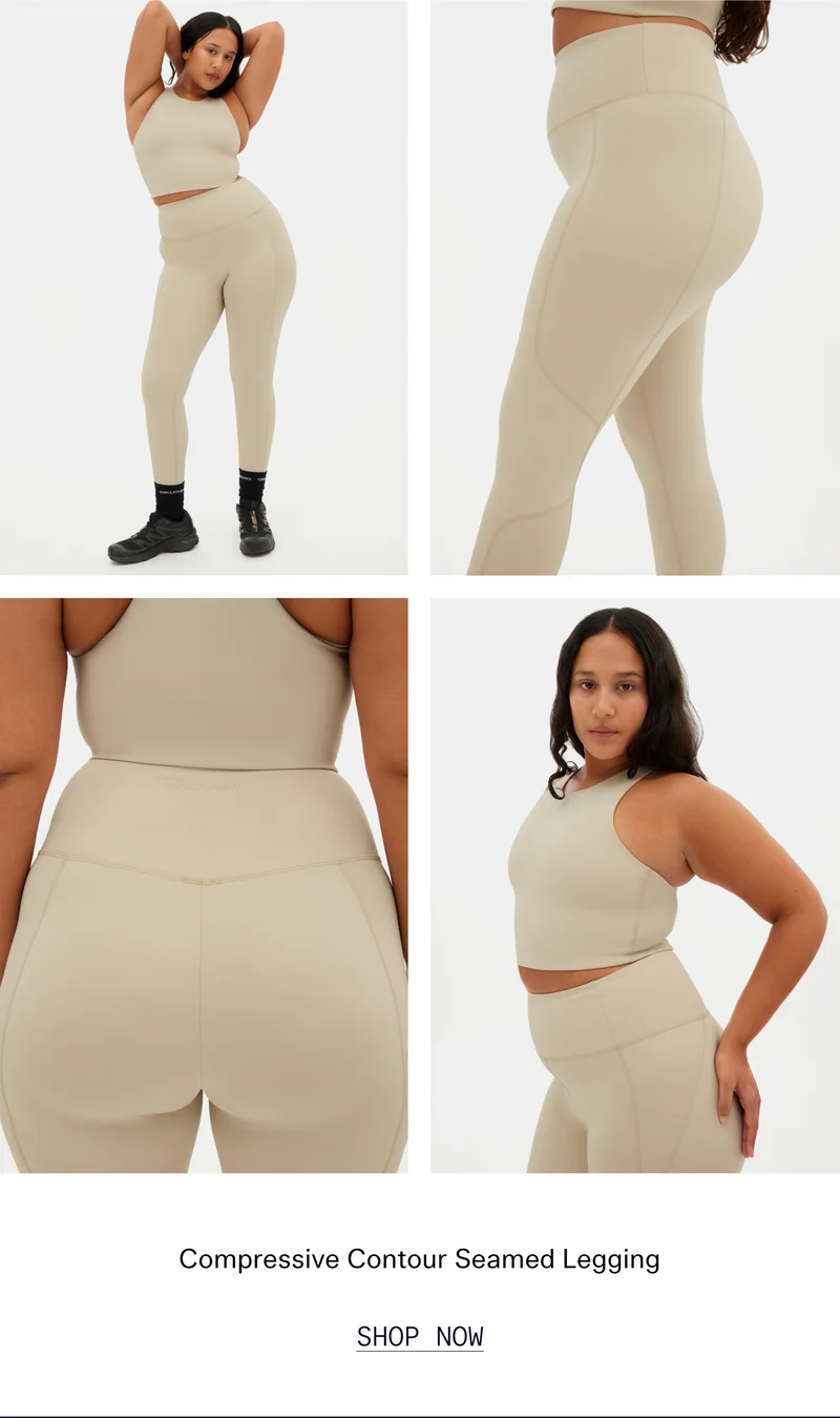 Compressive Contour Seamed Legging   |   SHOP NOW