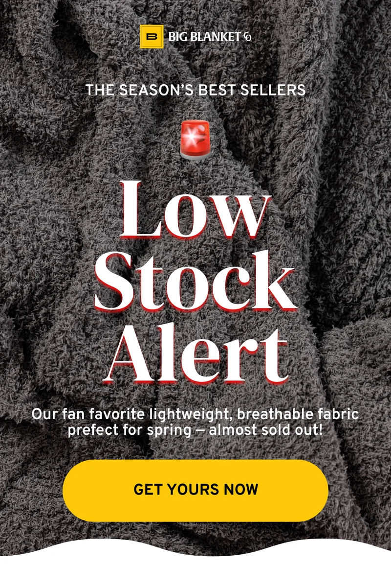 Low stock alert - premier plush almost sold out!