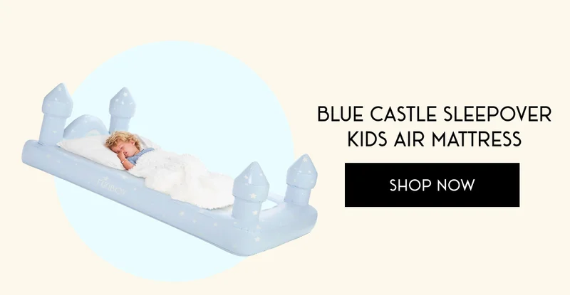 Blue Castle Sleepover Kids Air Mattress